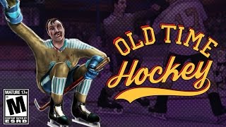 PLAYING AN M RATED HOCKEY GAME OLD TIME HOCKEY [upl. by Lihp]