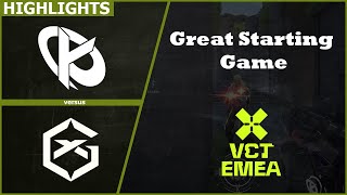 HIGHLIGHTS KCorp vs GIANTX  VCT 2024 EMEA Stage 1  3 April 2024 [upl. by Liatris86]