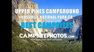 Upper Pines Campground Best Campsites  Yosemite National Park CA [upl. by Ilojna517]