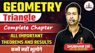 Complete Geometry Triangle Revision All important theorems and Results  सब याद रहेगा [upl. by Lauder106]