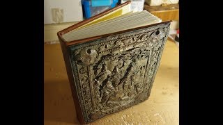 Medieval Book Handmade Libro medioevale fatto a mano [upl. by Landry938]