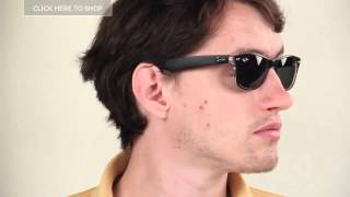 RayBan New Wayfarer RB2132 6052 Sunglasses Review  VisionDirectAU [upl. by Odnolor]