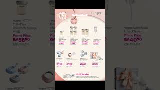 Hegen 1111 Shopping Fiesta Enjoy RM20 Off TampC apply hegen babybottle newborn babyshower [upl. by Huldah]