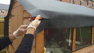 How to Waterproof your Shed Roof with an EPDM Shed Roof Kit  Fast and Easy to Install [upl. by Nnylylloh567]