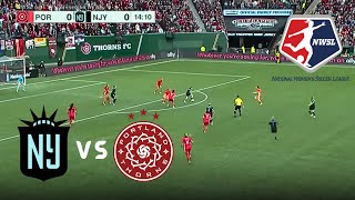 Portland Thorns vs NY Gotham  National womens soccer league nwsl 2024  FC 24 Gameplay [upl. by Lennad860]