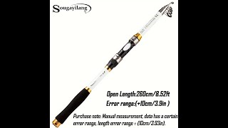 Sougayilang Telescopic Fishing Rod [upl. by Ahsela792]