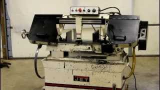 JET 16quot HORIZONTAL BAND SAW [upl. by Ardnwahs]