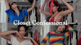 CLOSET CONFESSIONAL  Marie Kondo Organizing [upl. by Rizas493]