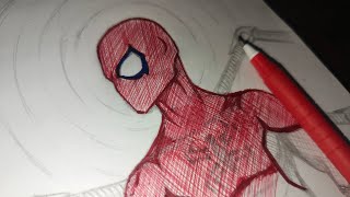 Draw Spider man Easy ❤ [upl. by Egrog]