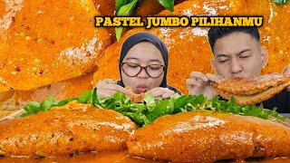 GOMBALIN SINTA SAMBIL MAKAN PASTEL JUMBO SAUS KACANG COMBO LALAPAN MENTAH [upl. by Hsekar381]