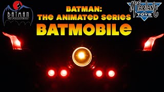 McFarlane Toys 112 Scale Batman the Animated Series Gold Label BATMOBILE Unboxing amp Review [upl. by Deppy126]