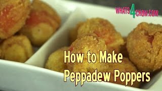 How to Make Peppadew Poppers  Crumbed Deepfried Stuffed Piquante Peppers [upl. by Ful]