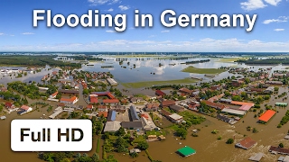 Flooding in Fishbeck town Germany June of 2013 [upl. by Helsa]