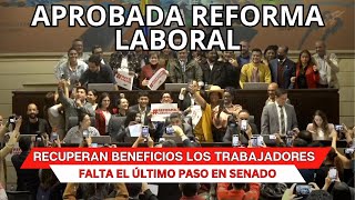 Aprobada la REFORMA LABORAL en NOTICIAS DE HOY [upl. by Ytsirt]