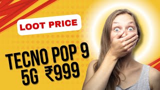 Best 5G Smartphone Under 999  Full Review of Tecno Pop 9 5G [upl. by Rheba]