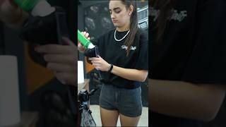 ASMR Young Lady Barber Shave  Hair Cutting Young Girl  Female Asmr  Asmar Hair Cut asmr [upl. by Anaic]