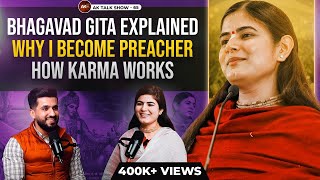 EP65 Devi Chitralekha About Why She Become Preacher Bhagwad Geeta amp How Karma Works  AK Talk Show [upl. by Aliahkim637]