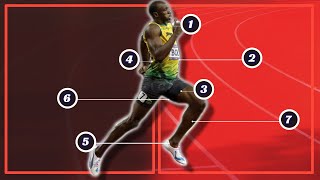 Usain Bolt Running Technique How to Run Faster [upl. by Mcspadden70]