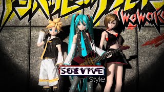 「4K 60 fps」 Unhappy Refrain アンハッピーリフレイン  SURVIVE  Project DIVA Arcade Future Tone [upl. by Attecnoc357]