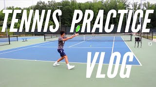 Tennis Practice Summer Vlog 3 [upl. by Benny]