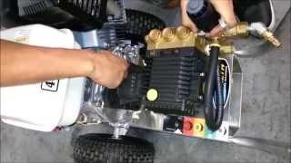 How to Remove Replace amp Install a Pressure Washer Pump [upl. by Wadell330]