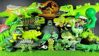 Jurassic World Unboxing Review Giant Trex Dino Bone Truck Spinosaurus Stegosaurus Triceratops Asmr [upl. by Brott]