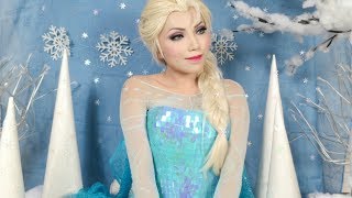 Disneys Frozen Elsa Makeup Tutorial [upl. by Crooks]