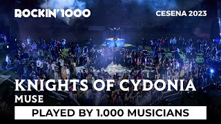 Knights of Cydonia  Muse played by 1000 musicians  Rockin1000 [upl. by Nya]