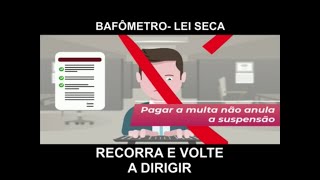 Recurso Multa bafÃ´metro  Defesa contra a multa da Lei Seca  Mister Multas Manaus Amazonas [upl. by Eveiveneg]