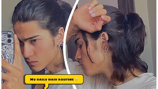 My simple amp genuine hair care routine 👱Asif vlogs [upl. by Amund]