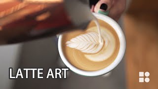 Advanced Latte Art Tutorial  HEART ׀ TULIP ׀ ROSETTA [upl. by Trepur]