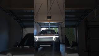 Parking the Gen2 Rivian R1T in the garage is like threading the needle Close calls [upl. by Leopoldeen]