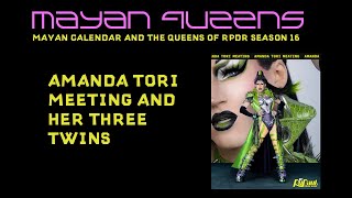 MayanQeens RPDR16E3 Amanda Tori Meating [upl. by Ardnoek]