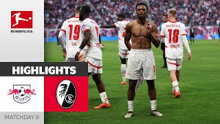 Overnight Table Leader  RB Leipzig  SC Freiburg 31  Highlights  Matchday 8 – Bundesliga 202425 [upl. by Appel]