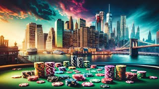 Playing an ILLEGAL POKER game in NEW YORK CITY Close 2 Broke Poker Vlog [upl. by Madalyn156]