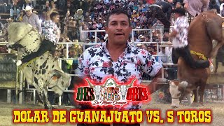 ¡5 TOROS PARA DOLAR DE GUANAJUATO EL JARIPEO TRADICIONAL CON 22 DESTRUCTORES EN LA NORIA GUANAJUATO [upl. by Manup]