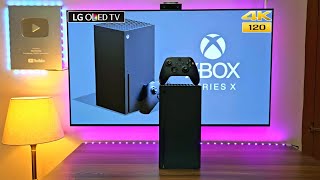 XBOX SERIES X on LG OLED C3 42quot 4K 120HZ TV [upl. by Aneret]