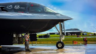 B2 Spirit In Guam [upl. by Eilasor157]