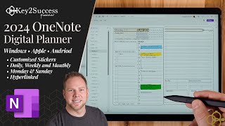 Best 2024 OneNote Digital Planner  Key2Success [upl. by Viguerie]