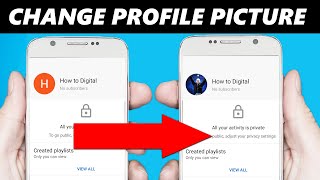 How to Change your Profile Picture on YouTube 2024 [upl. by Inod58]