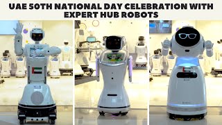 UAE 50th National Day Celebration With Expert Hub Robots [upl. by Odnalo278]