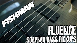 Fishman Fluence Soapbar Bass Pickups  Demo [upl. by Eyatnod]