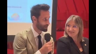 Intervento di Alessandro Palmerini alla premiazione [upl. by Birdella335]