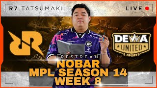 RESTREAM MPL SEASON 14 RRQ VS DEWA TOP UP TERBAIK R7STOREID mlbbidcreator [upl. by Ayinat454]