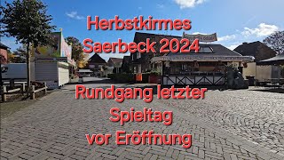 Herbstkirmes Saerbeck 2024 Rundgang [upl. by Korwun794]