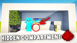 HIDDEN REDSTONE COMPARTMENT  Minecraft Redstone Tutorial Xbox PS4 Wii U [upl. by Egwin]