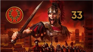 DESTROYING GERMANIA Total War Rome Remastered  Julii Campaign 33 [upl. by Dygert]