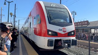 Celebrating Caltrain Electrification an early California HighSpeed Rail Investment [upl. by Llerruj]