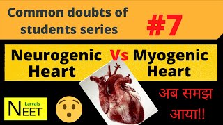 Neurogenic Heart Vs Myogenic Heart  Heart Beat  HUMAN CIRCULATORY SYSTEM  Class 11 Biology  NEET [upl. by Eniamreg50]