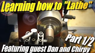 Learning to Use a Lathe Part 1 Basic operation and facing cut [upl. by Duncan]